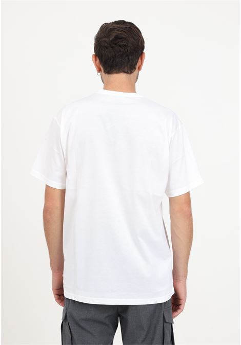 T-shirt bianca con ricamo da uomo GOLDEN CRAFT | GC1TFW23247137A001